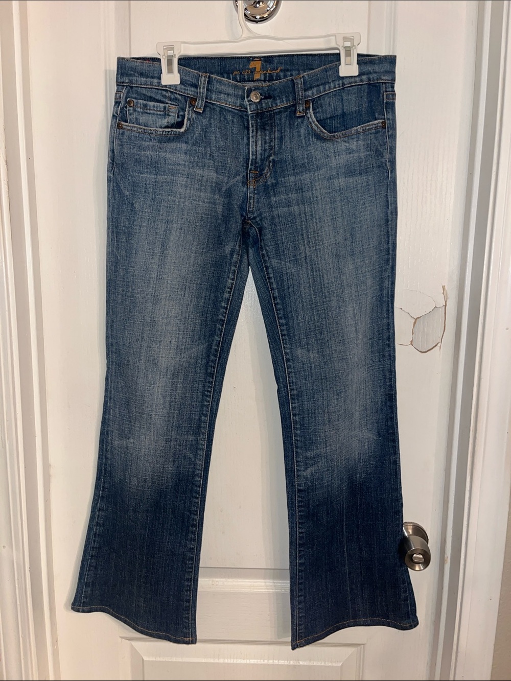 Women’s 7 For All Mankind bootcut jeans, size 31